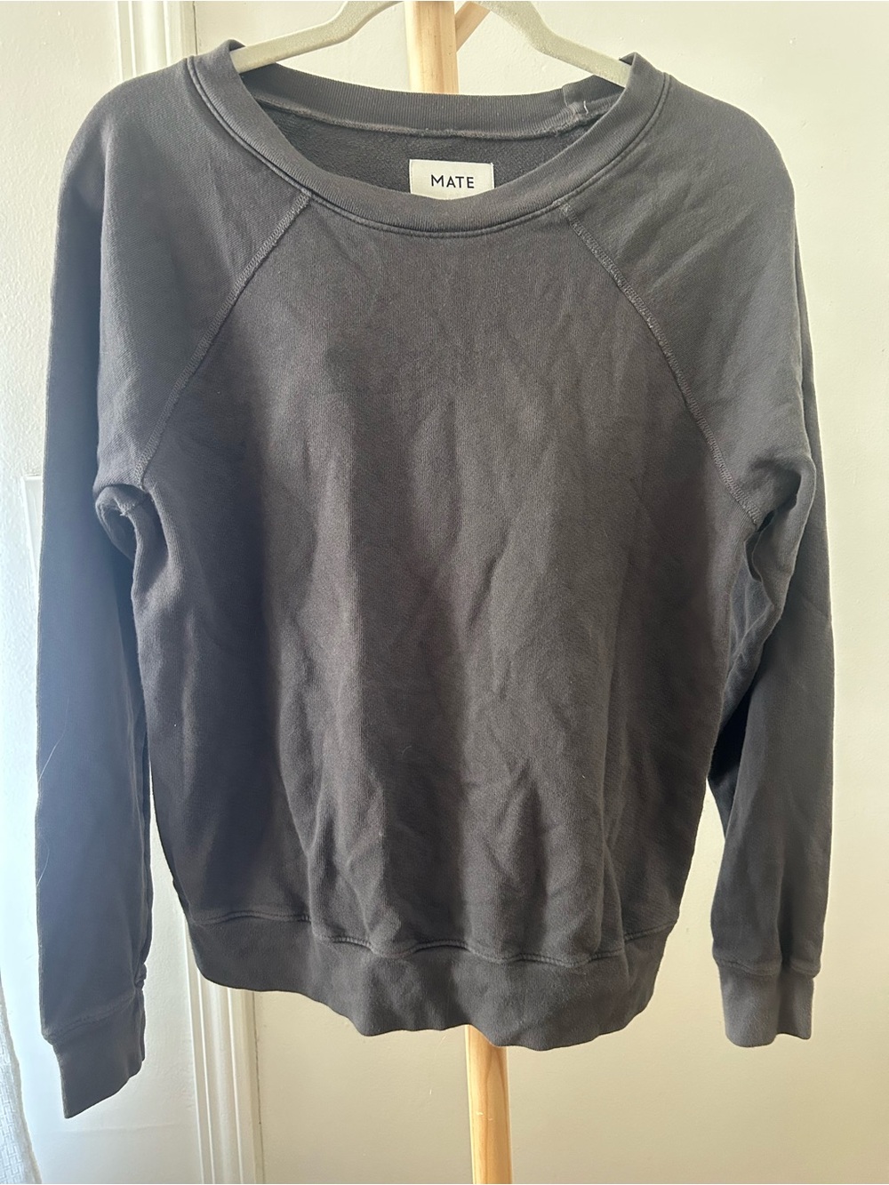 MATE Crewneck Sweatshirt in Charcoal Gray size Small